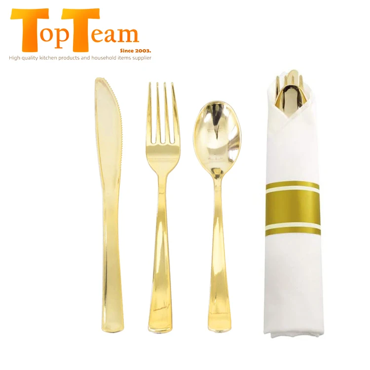 

Healthy cake food grade dust free napkin for pp takeaway cutlery disposable set