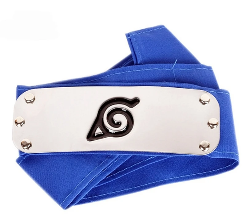 

Anime Leaf Village Logo Konoha Uchiha Itachi Kakashi Akatsuki Cosplay Costume Accessories Headband, As picture