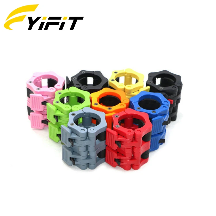 

MKAS custom workout 50mm 25mm weightlifting lock quick release barbell collar clamps