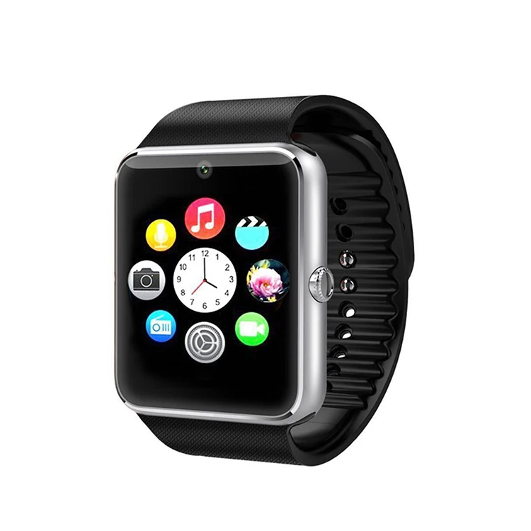 

Android Camera BT Phone Smartwatch Wrist Mobile Smart Wrist Band Support Sim TF Card GPS GT08 Branded Sports Smart Watch