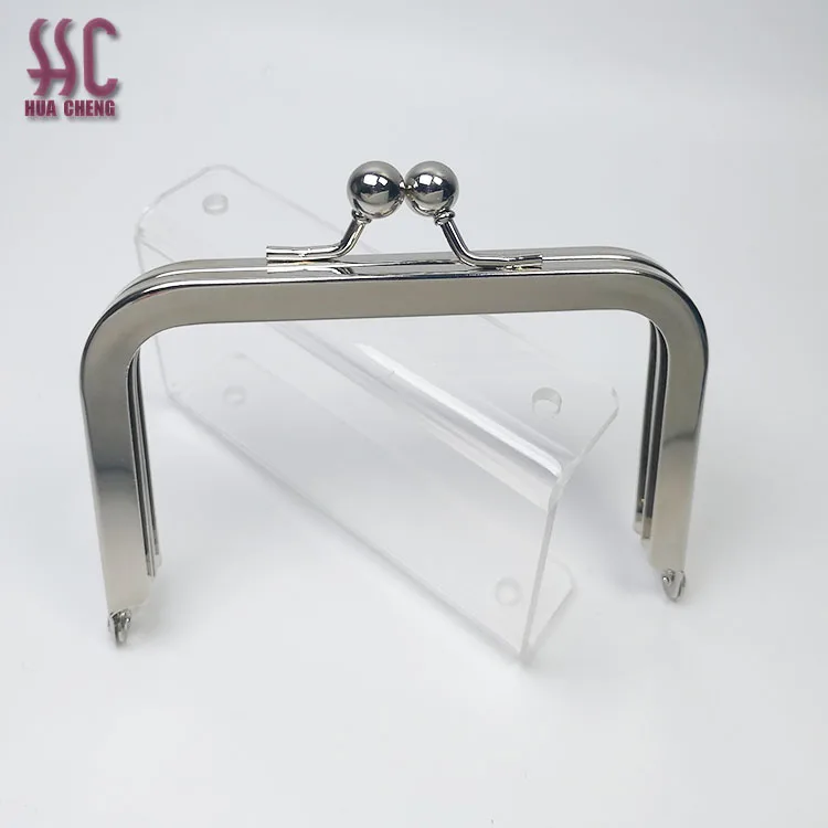 

Silver color  size metal purse frame ready stock