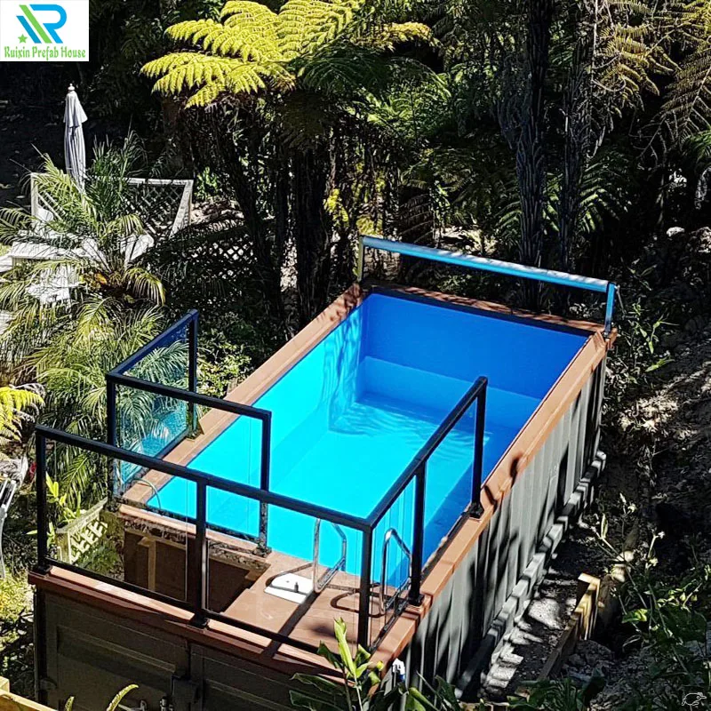 Hot Sale Prefabricated Swimming Container Pool 20ft 40ft ...