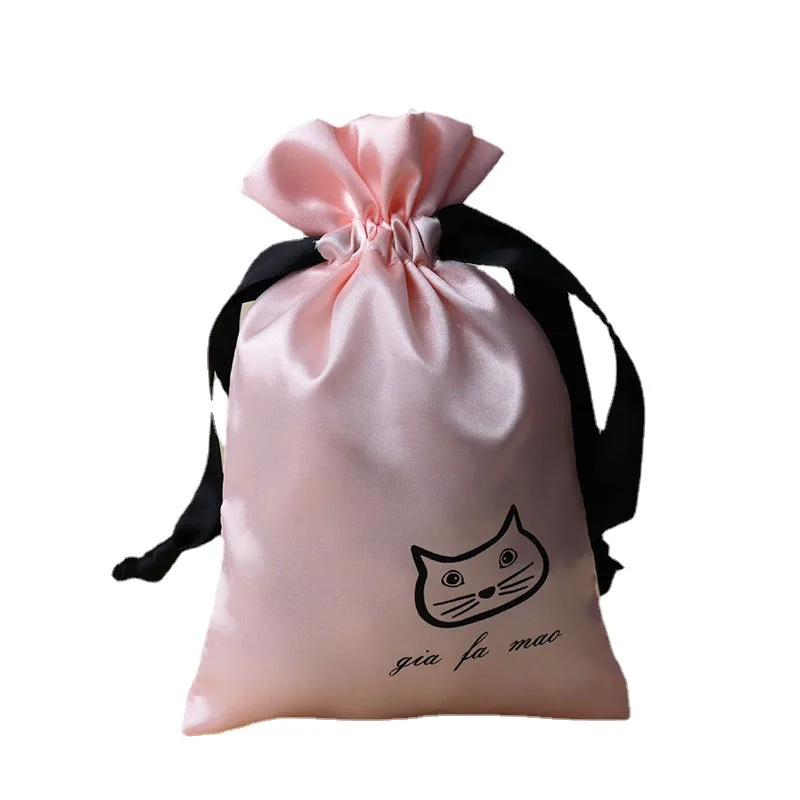 

Twinkle Pocket Multifunctional Satin Drawstring Pouch With Custom Logo