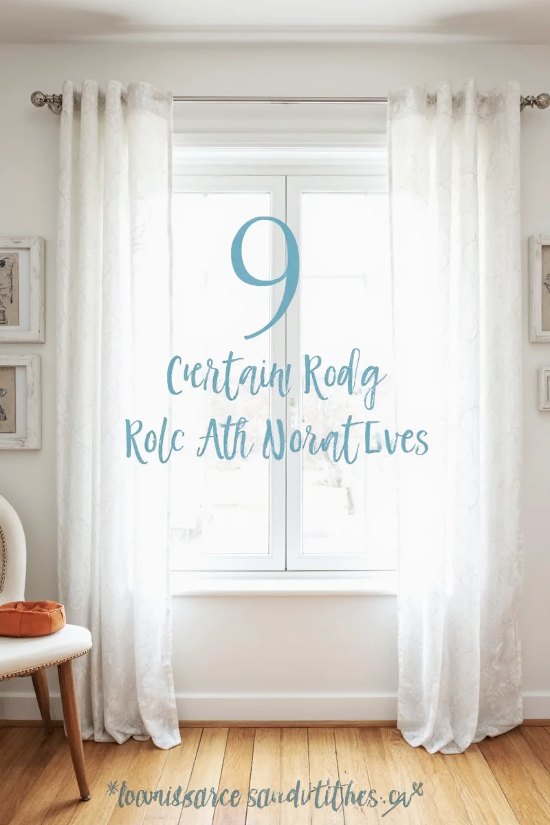 Wrought Iron Curtain Rod Alternative