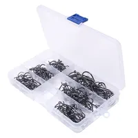 

160pcs 1# 1/0 2/0 3/0 4/0 5/0 Single hook assortment and fishing hooks set and circle hook