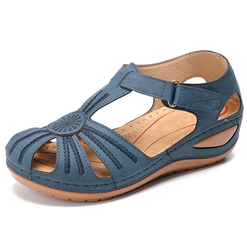 

2020 New Summer Woman Soft Bottom Wedges Shoes For Women Platform Sandals Heels Gladiator Sandalias Mujer