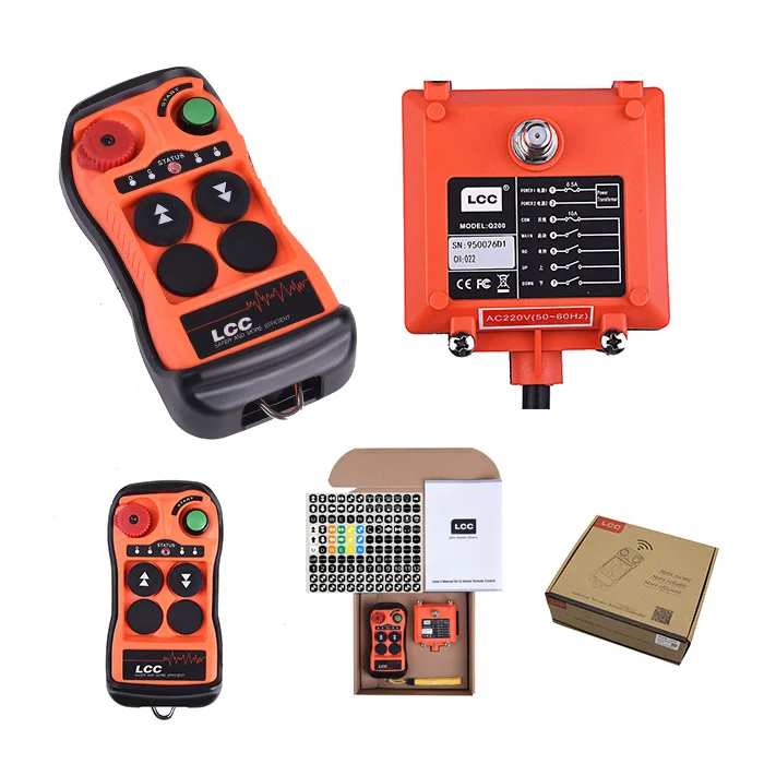 

Q404 factory direct sale long range 433mhz industrial crane remote controls