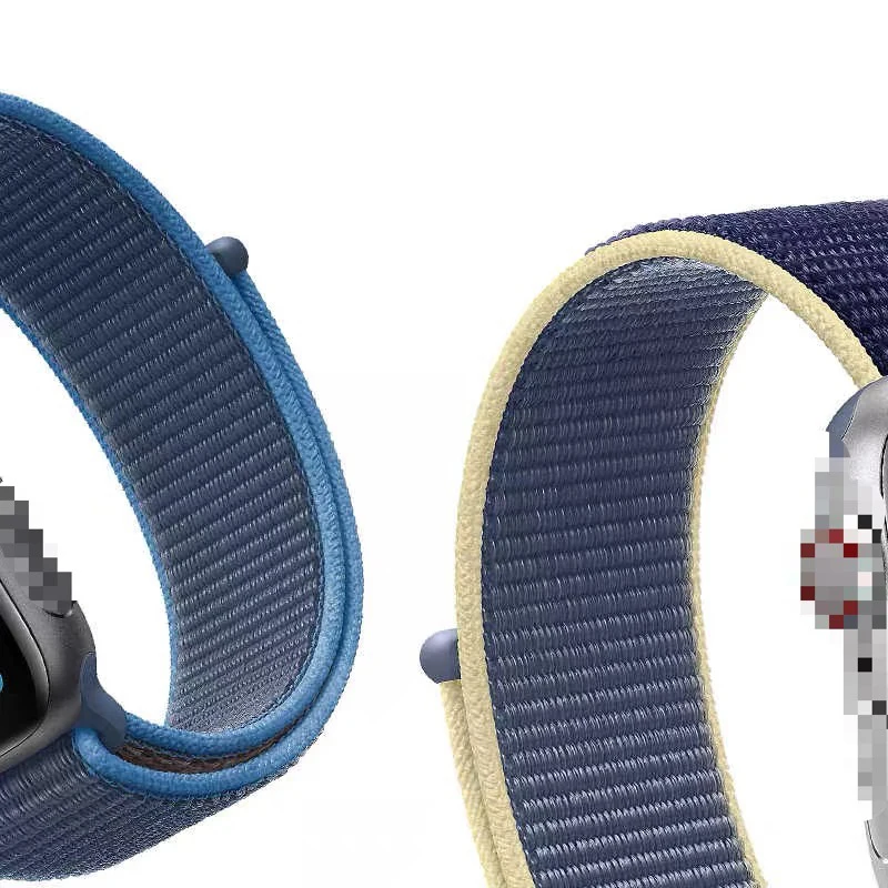 

Wristband For iWatch Series 6/5/4/3/2/1 Fashion Sport Nylon Braided Watch Band Strap 38 40 42 44mm For Apple Watch, Optional