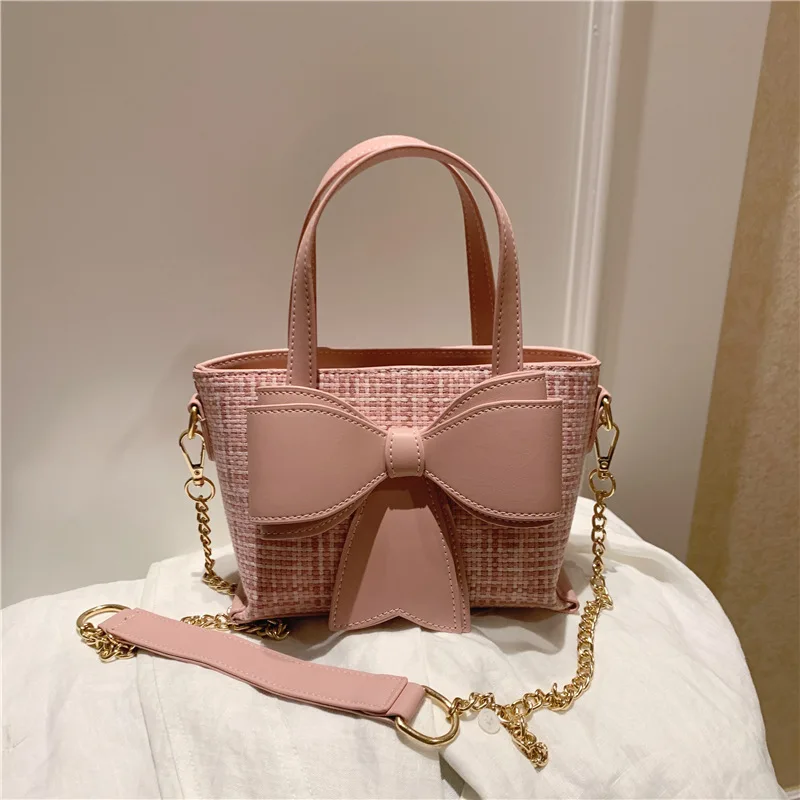 

2021 Latest Wholesale Handbags Female Popular Hand Bags PU Leather Chain Purses