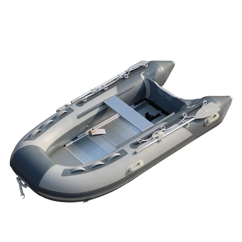 

3m inflatable boat inflatable rafting fishing dinghy tender pontoon rowing boat, Orange