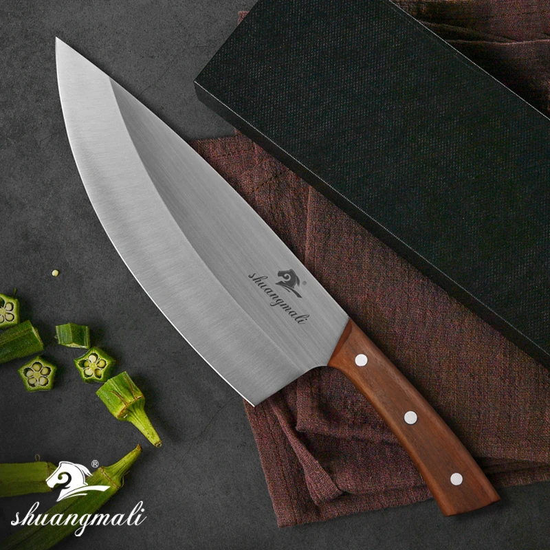 

9 Inch High Carbon 4Cr13 Stainless Steel Chef Kitchen Butcher Knife