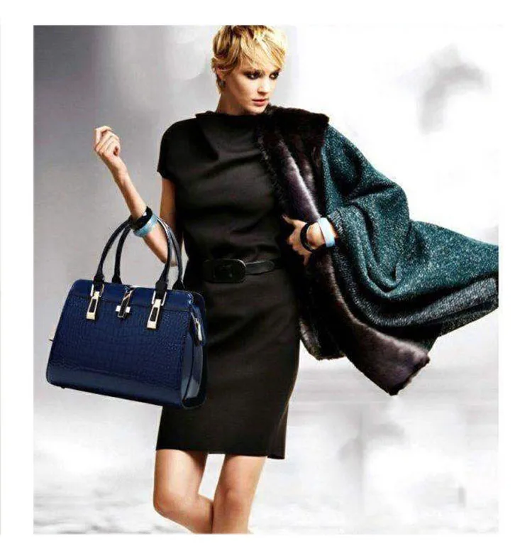 

2021 Patent 2021 Leather Crocodile Leather Handbags for Women Ladies Shoulder Bags Unique Vintage PU Purse Korea Hand Bag