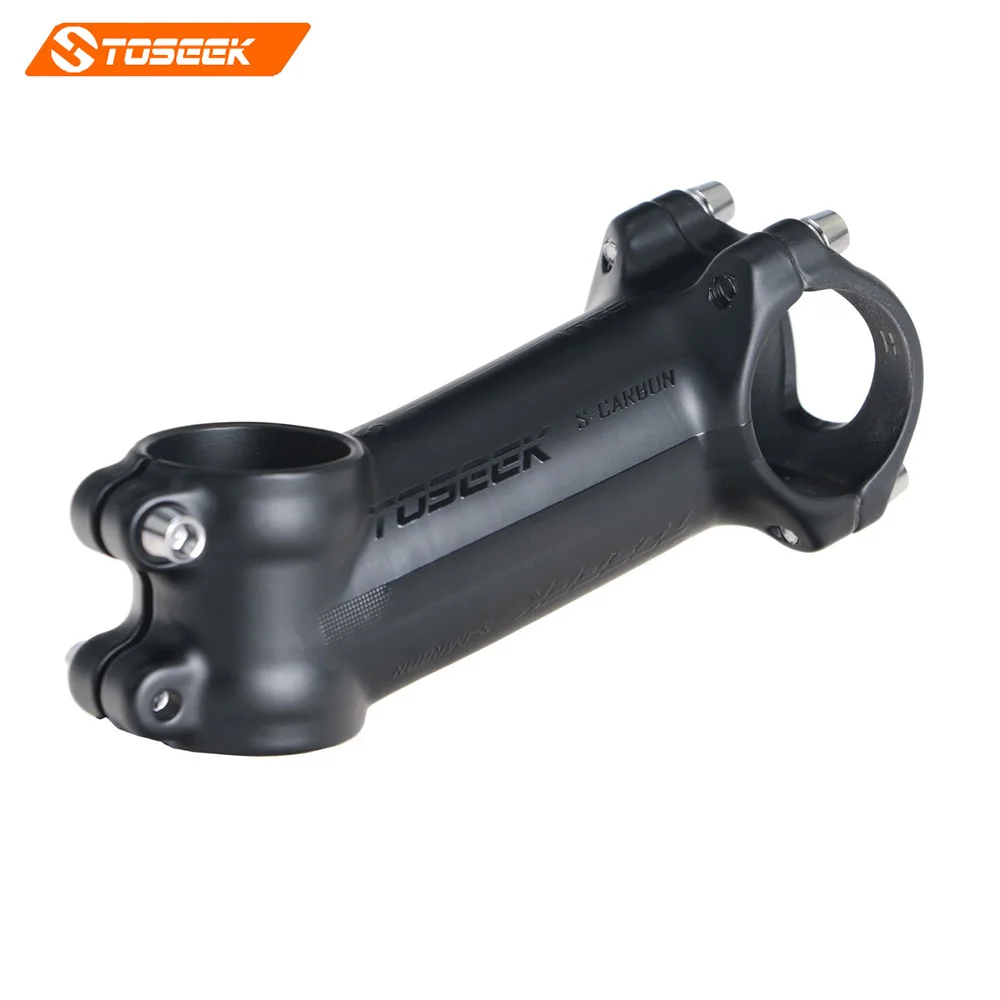 

Toseek Aluminum Bicycle Stems angle 6 / 17 handlebar clamp 31.8mm*70/80/90/100/110mm bike stem matte black 135g