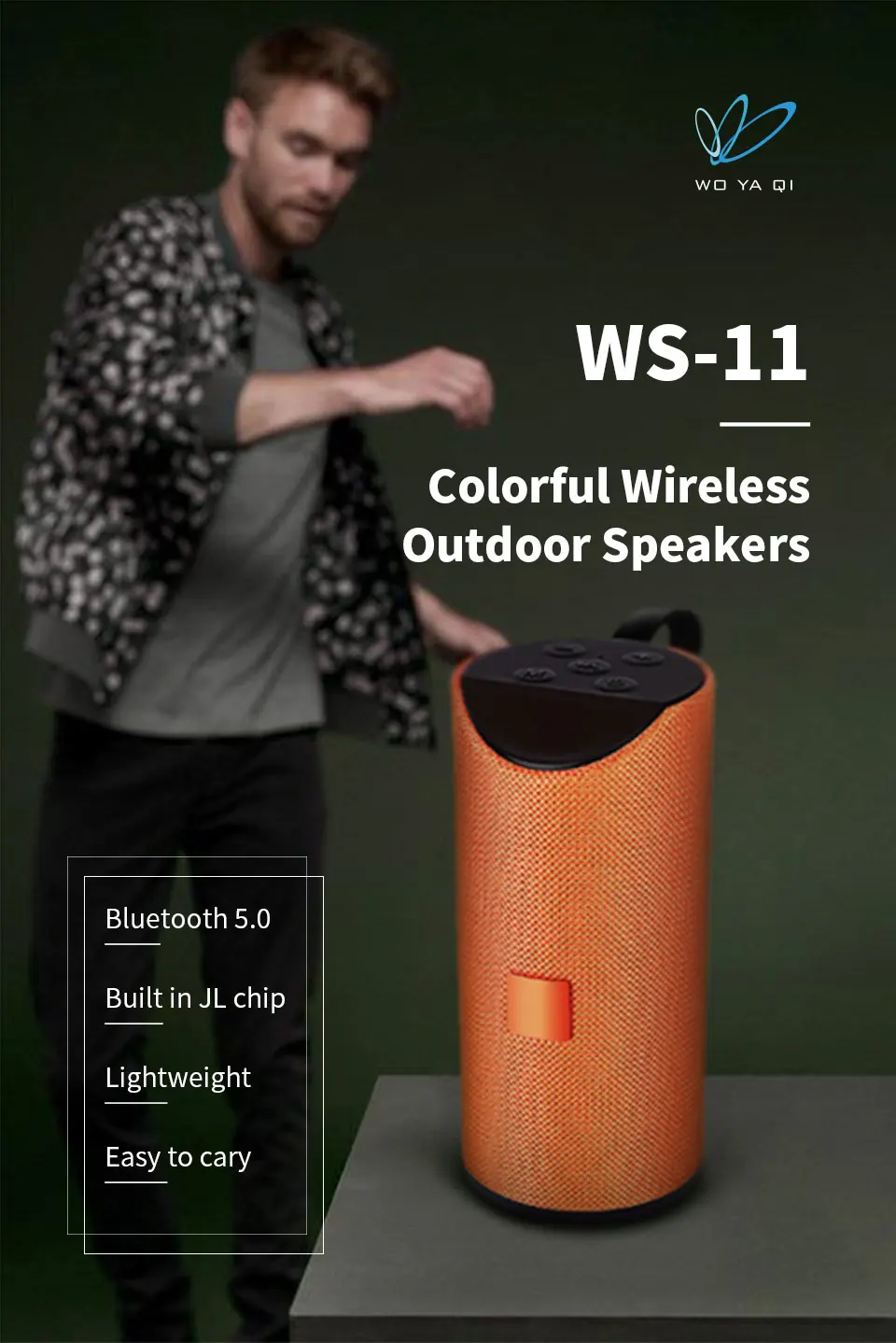 1200mAh 10W Handfree T&G Stereo Speaker Portable - ANKUX.COM