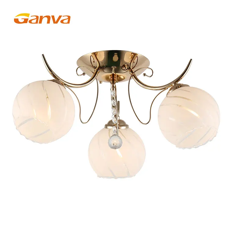 Nordic Romantic Round Home Can Be Customized E27 Modern Ceiling Light