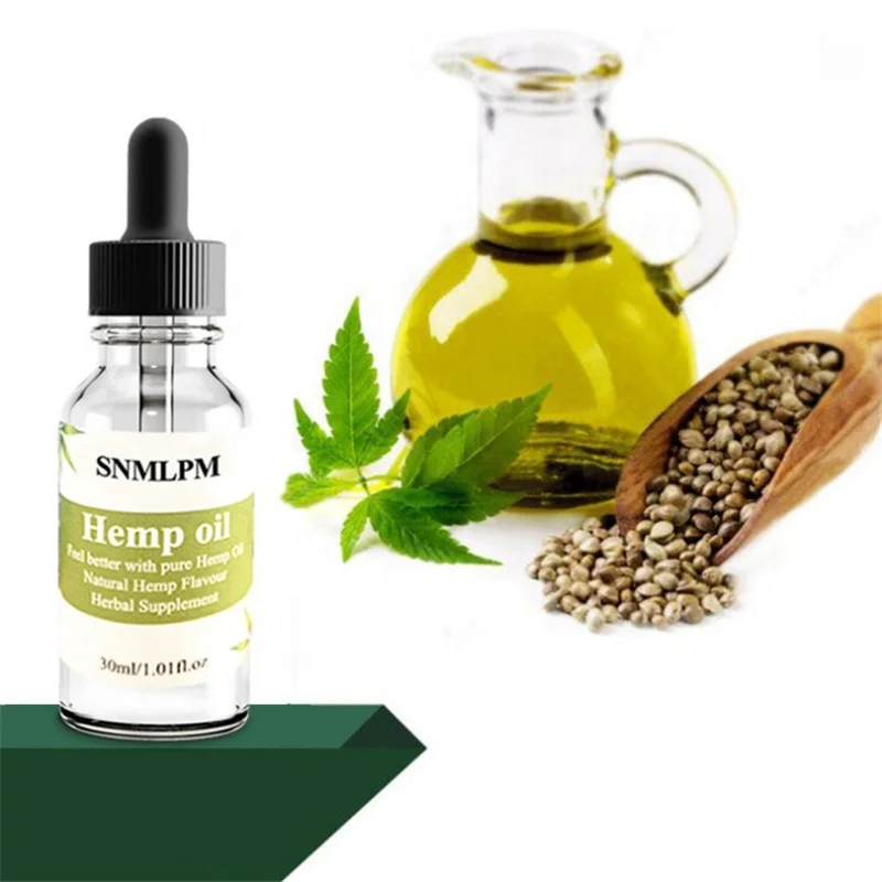 

Amazon Hot Sale 30ml Hemp Seed Extract Massage Essential Oil Hemp Oil For Stress Pain Relief And Sleep Aid Private Label