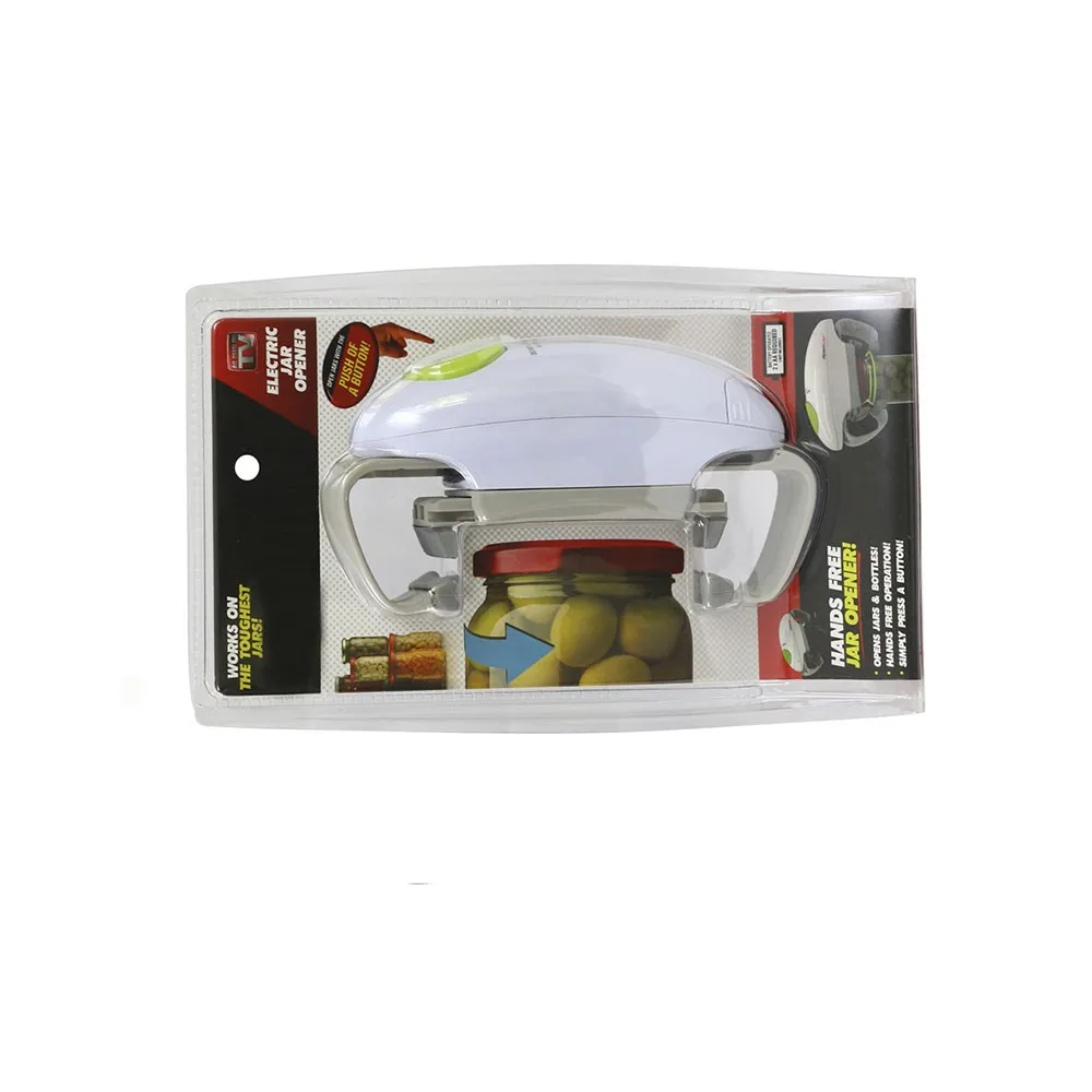 Factory Outlet Hands Free One Touch Automatic Electric Bottle Opener Can Jar Opener