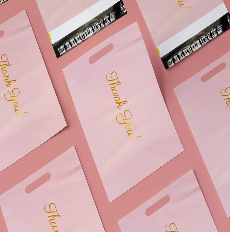 

wholesale hot selling Poly Mailing Bags With Handle Flyers Plastic Courier Mailing Bag Self Adhesive Mailing Bags