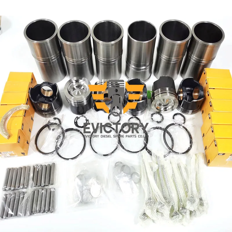 

For Caterpillar excavator engine parts C-13 C13 overhaul rebuild kit +valve+guide+seat