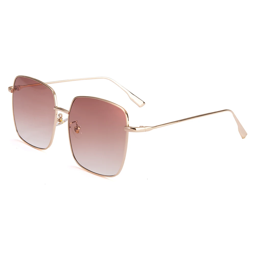 

2021 latest brand unisex fashion sunglasses square metal frame sunglasses anti-blue light glasses