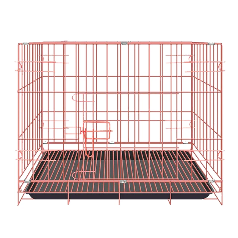 

Outdoor Large Dog Case Galvanized Pet Display Dog Cage Metal Dog Cage Storage Foldable Iron Collapsible Crates, Multi colors