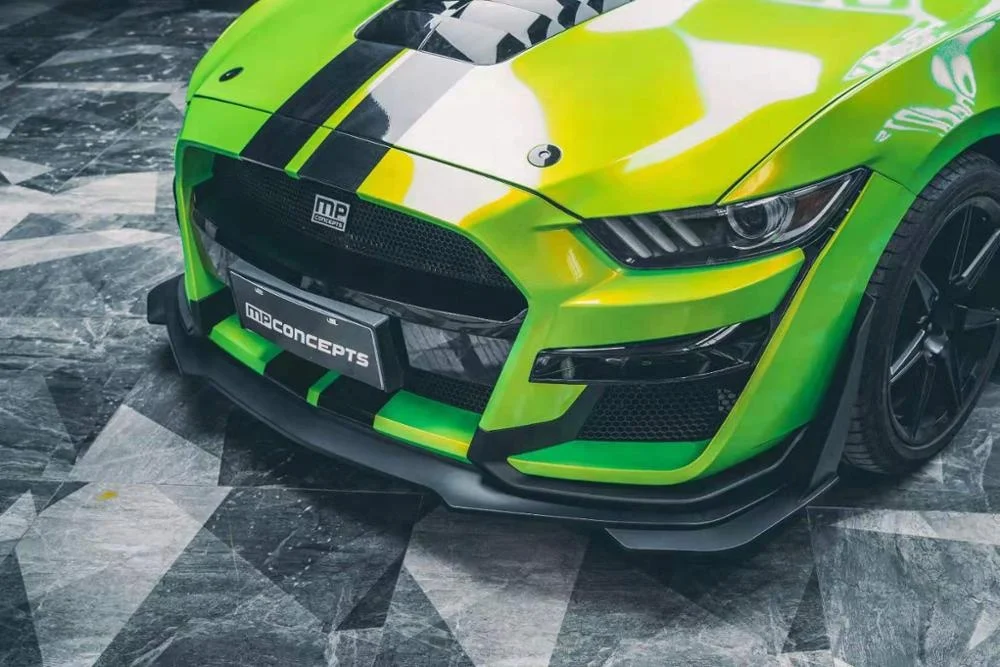 
MP CONCEPTS GT500 STYLE FULL FRONT BUMPER KIT BODY KIT FIT FOR 2015-2017GT ECOBOOST V6 MUSTANG 