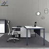 Classic black and white study desk used in office or home