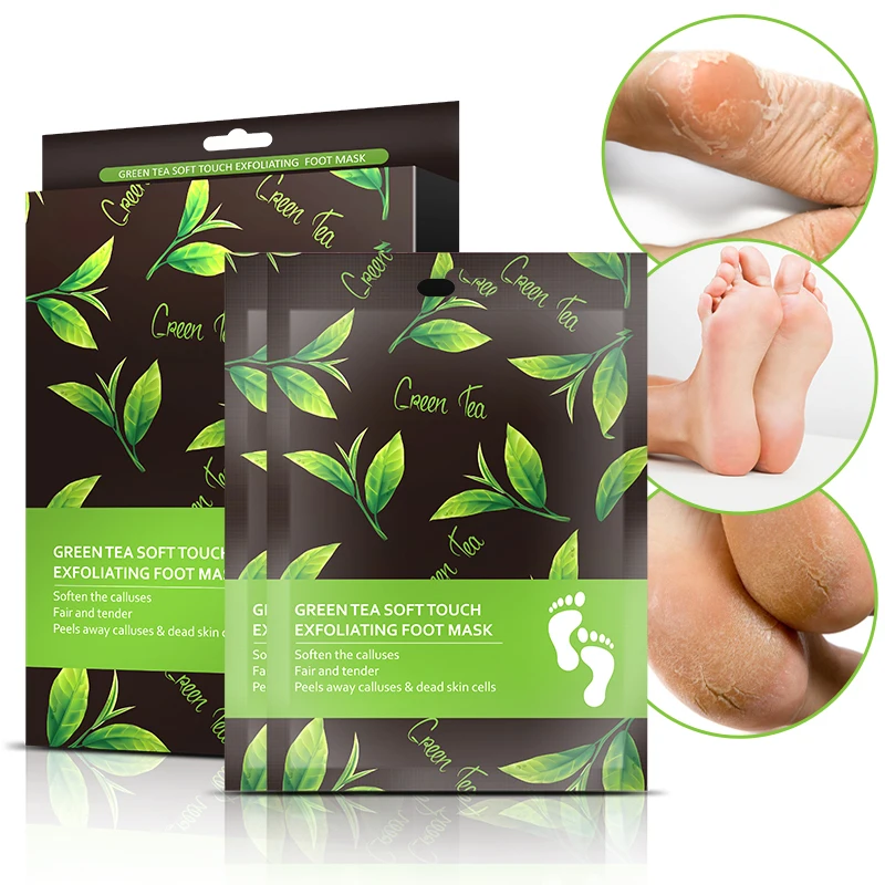 

Spot Wholesale Green Tea Exfoliating Foot Mask