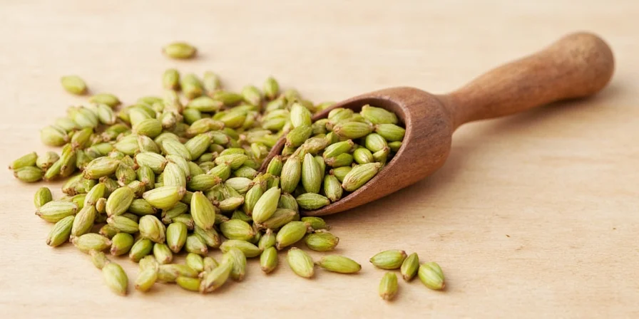 Cardamom in a Modern Spice Rack Setup