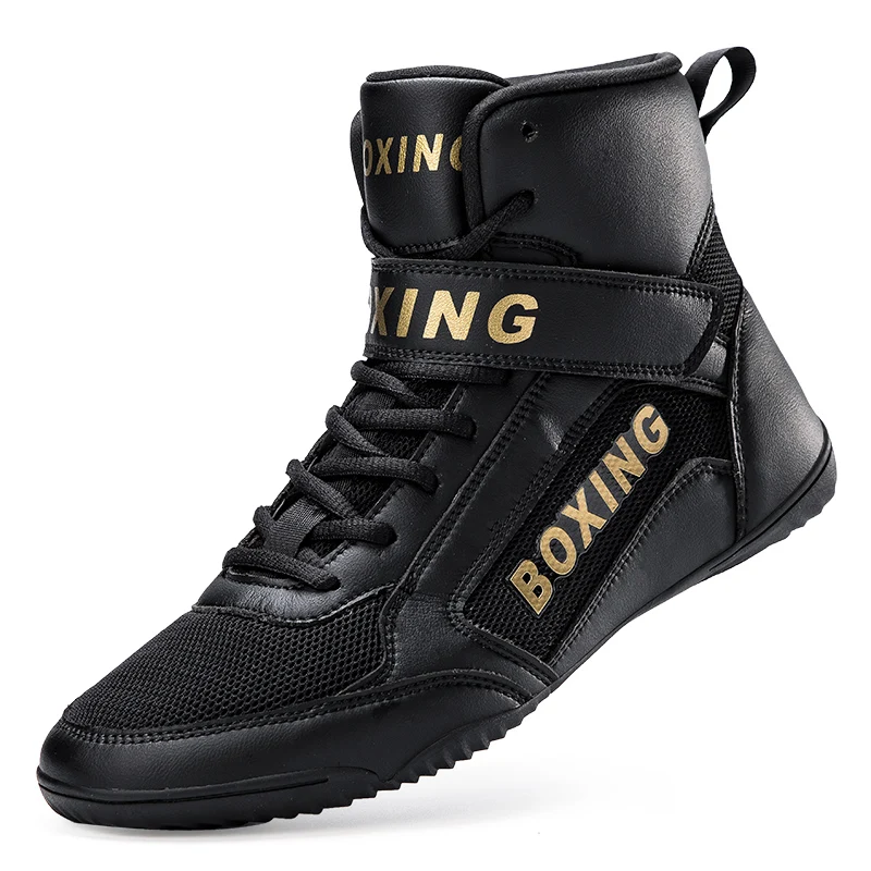 

Custom Professional Wrestling Shoes White boxing boots rubber outsole breathable Kids boxing shoes for Wrestling