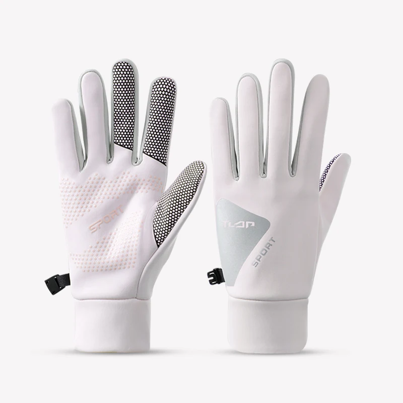 High Elasticity Anti-slip Custom Women Men Warm Plush Lining Waterproof Touchscreen Winter Gloves