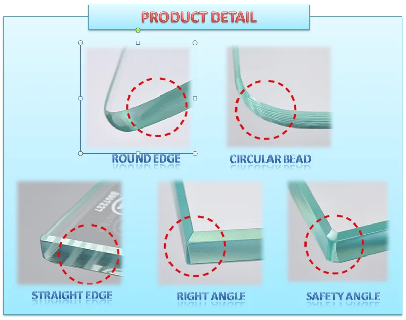 Wholesale quality 5mm anti spy back mirror clear 8mm panel 6mm price tempered glass