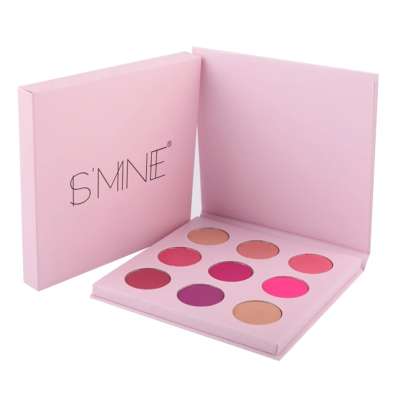 

9 Colors makeup matte eyeshadow palette custom private label Eye Shadow powder palattes cosmetics make up