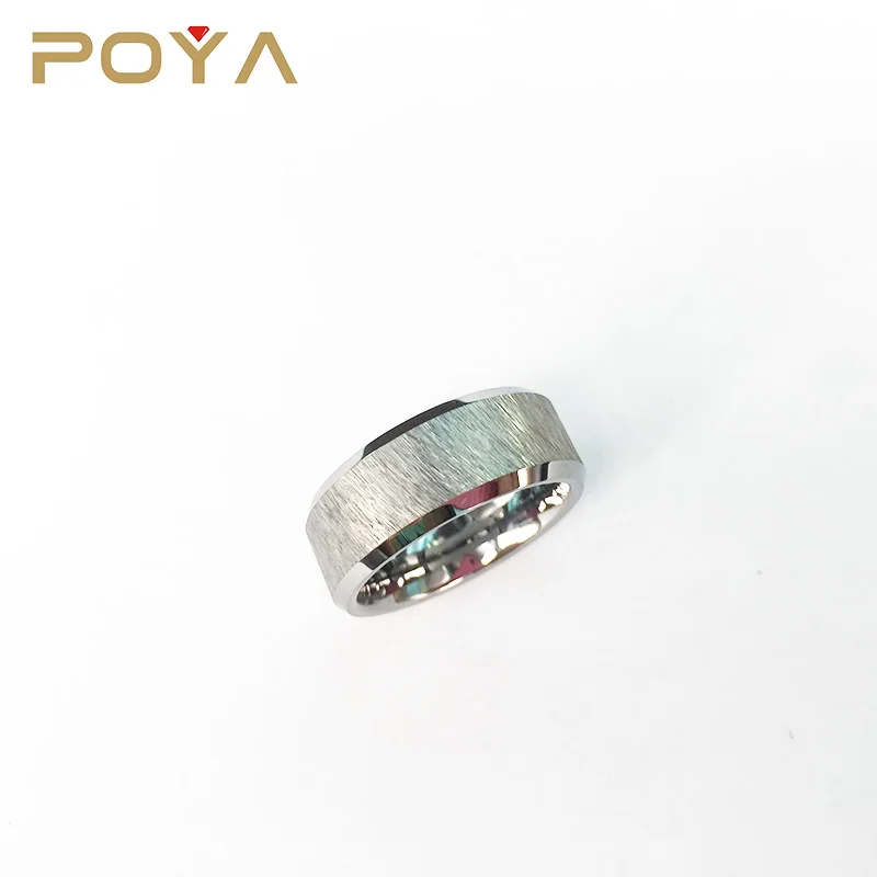 

POYA 8mm Wedding Band In Comfort Fit Matte For Men Women