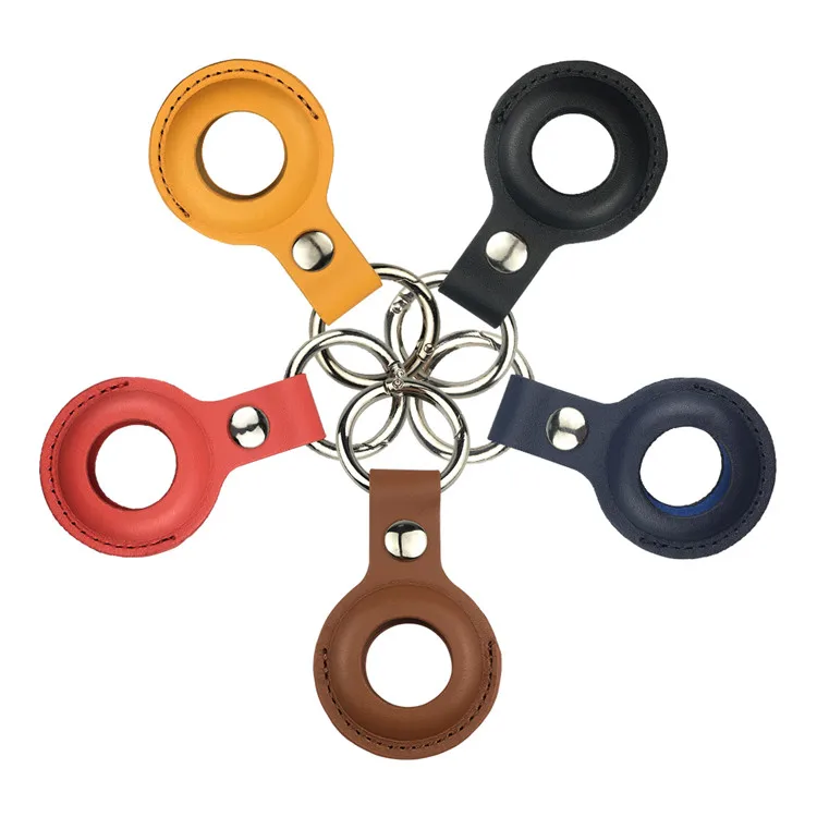 

New Arrival Leather Case for Air tags Accessories protective Cover for airtags