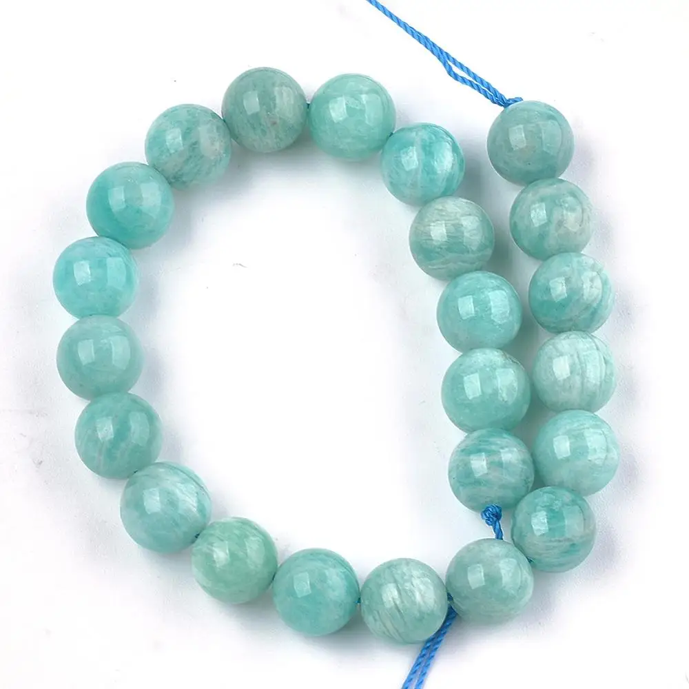 

PandaHall Grade 1A Round 8mm Natural Amazonite Beads