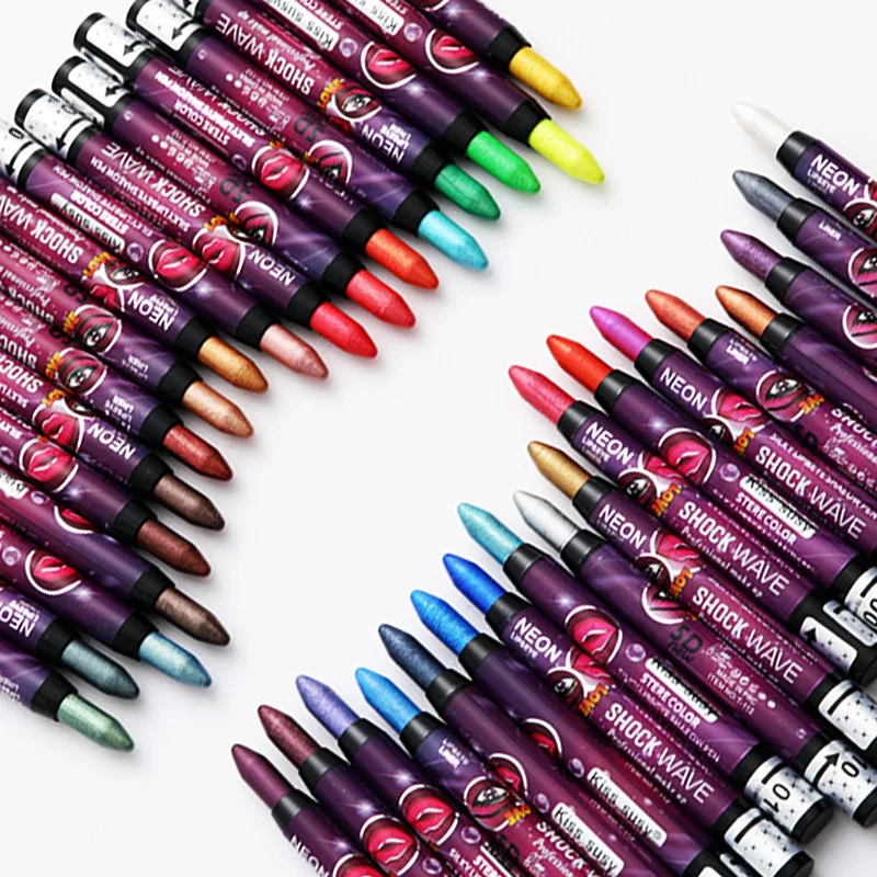 

New Arrival Wholesale Professional 36 Colors Cosmetics Glitter Shadow Stick Eyeshadow Pen