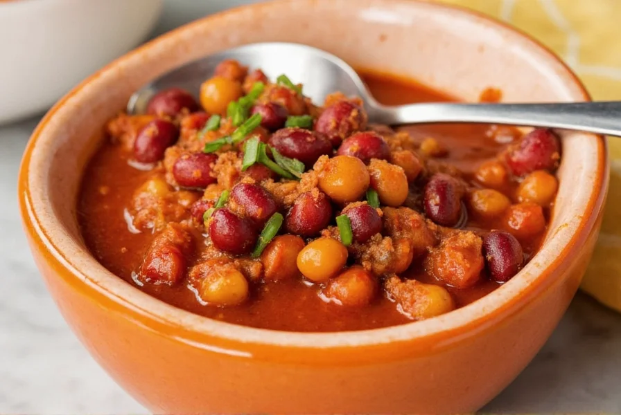 3 Bean Chili Recipe: Weeknight Dinner Ready in 45 Minutes