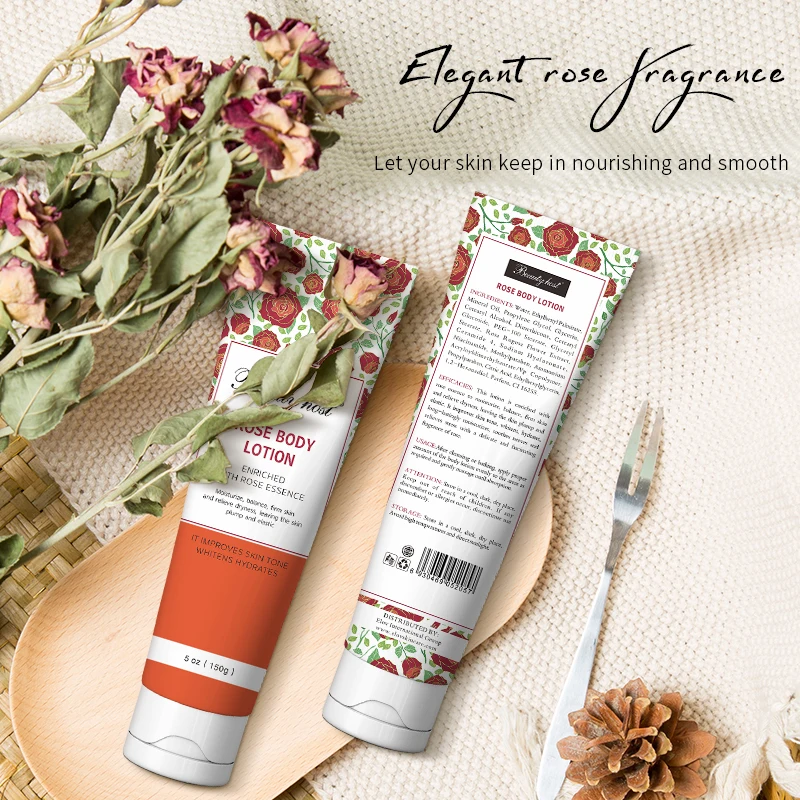 

Whitening Moisturizing Rose Body Cream Flower Body Lotions