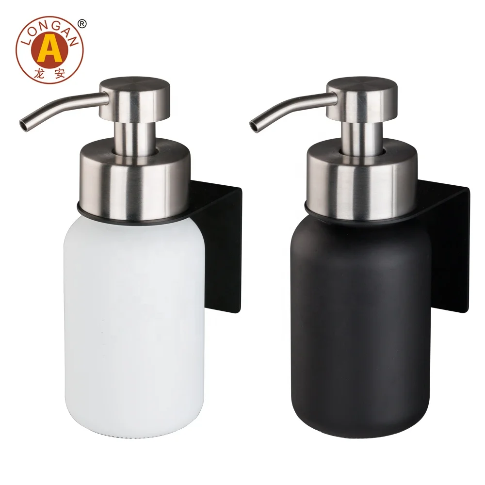 Hotel Dual Dispenser Soap Lotion Hotel Bathroom Double Sink Dual Foam Soap Dispenser Bottle Pump Soap and Lotion Dispensers