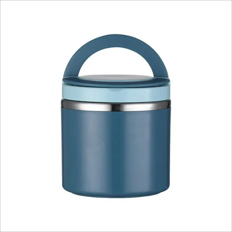

High quality heat insulation food container stainless steel round portable kids lunch box bento box