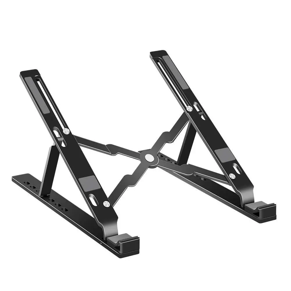 

Wholesale Shopee Amazon Aluminum Alloy Foldable Laptop Stand For Laptops Adjustable Height Laptop Stand