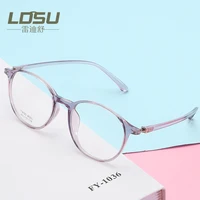 

Trendy colors and accents premium quality light weight tr90 spectacle round frame transparent glasses distortion free frame