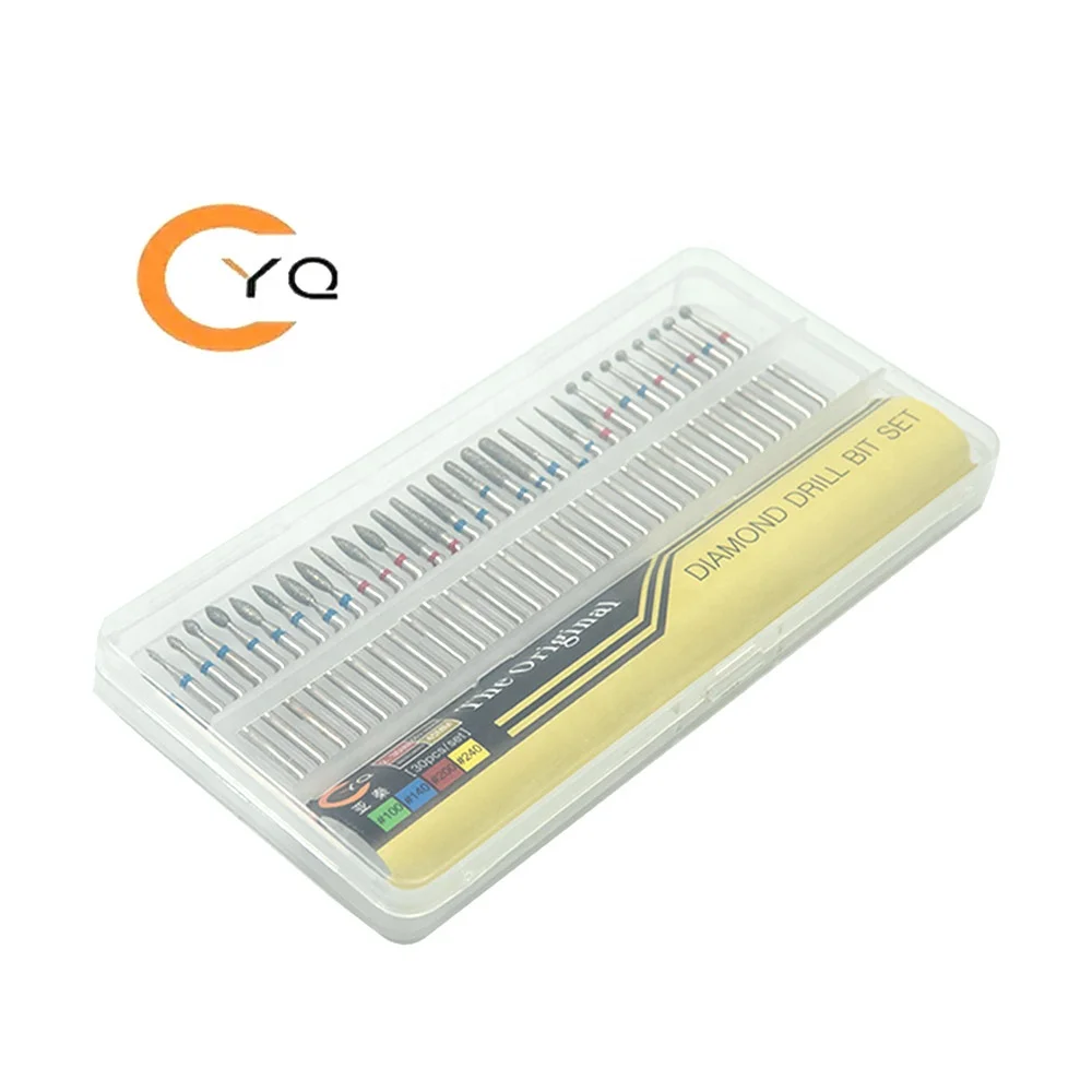 

Factory Wholesale bur 30pcs Diamond Drill Bit Set For Nails