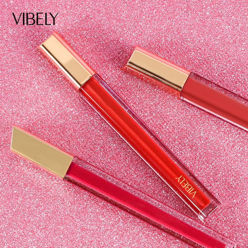 

Wholesale Cruelty Free Lip Plumper Lip Tint Lipstick Liquid Lasting Glitter Matte Makeup Lip Gloss