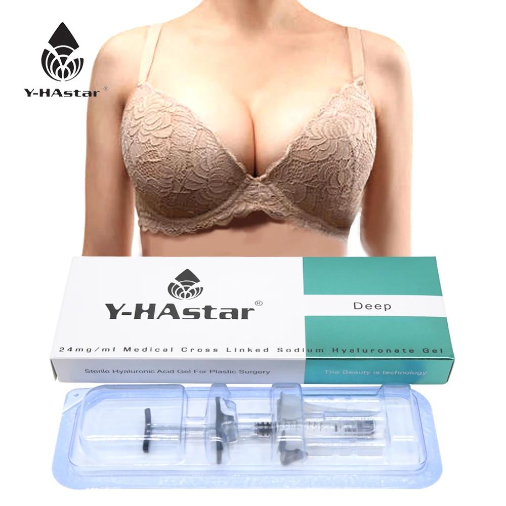 

Factory Price Cross Linked 1ml Injectable Liquid Hyaluronic Acid Facial Dermal Filler for Face Breast Lip Buttock