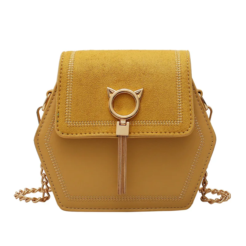 

2019 Hot Sale Latest Ladies Hand Bags Suede Flap Small Crossbody Bag Fashion Cute PU Leather Shoulder Bag, Red,yellow,green,black,green