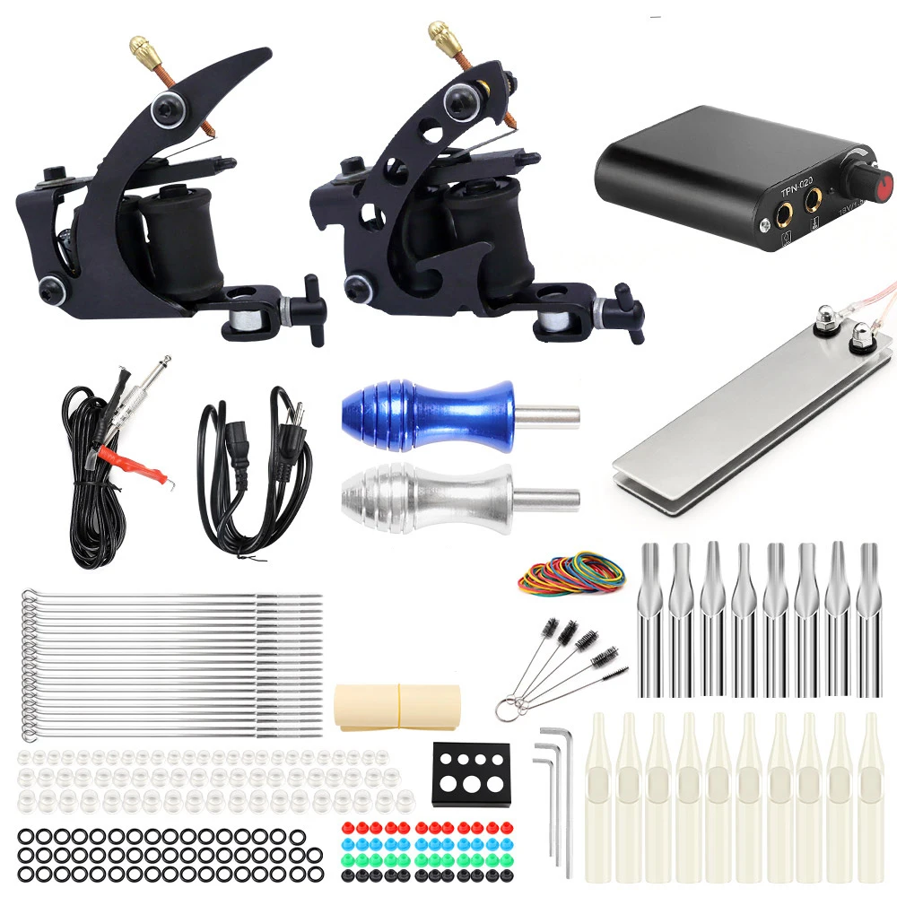 

Solong Mactory best sell permanent rotary tattoo machine kit wholesale professional beginner complete tattoo kit for hot sale