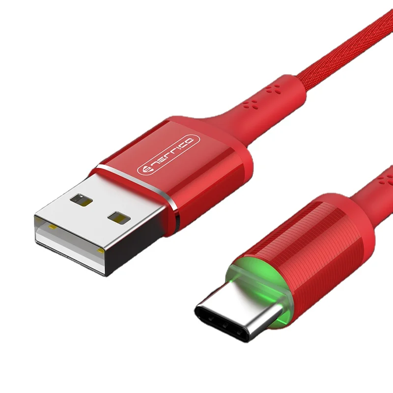 

Jellico Durable Nylon Braided Micro USB Charger Cable with LED