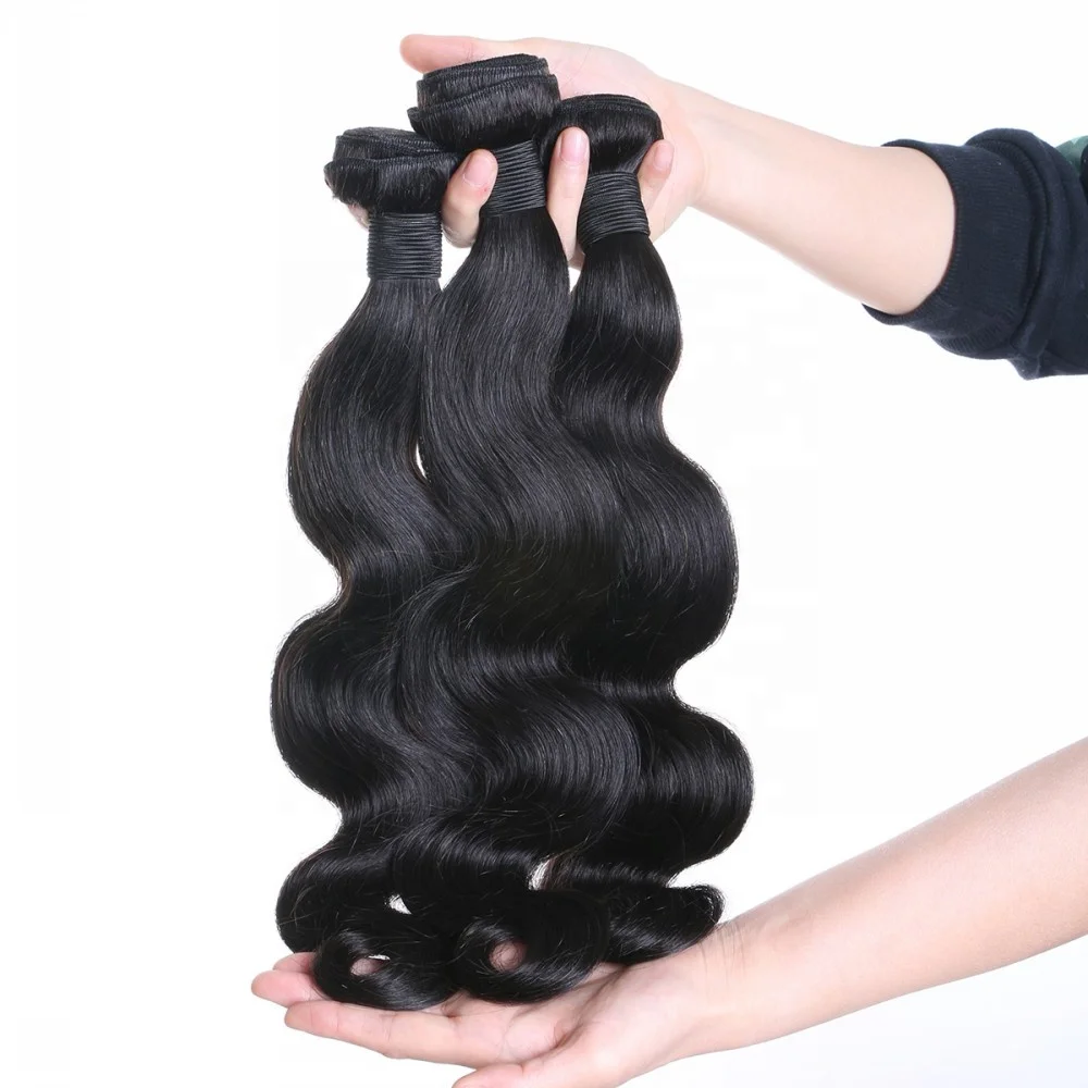 

100% Unprocessed Human Virgin Hair No Tangle And No Shedding Hair Bundle With Wholesale Price